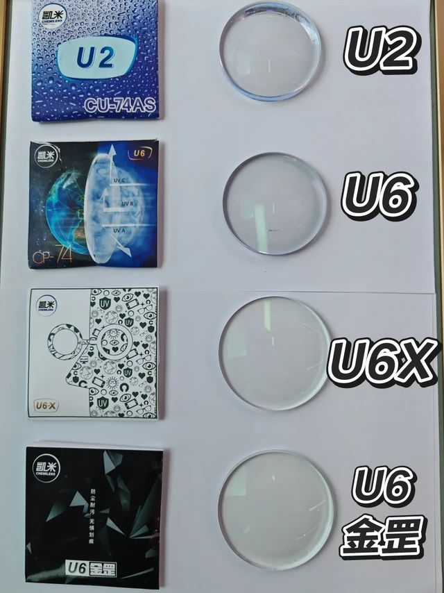 🔥凯米镜片膜层大揭秘｜U2/U6/U6X/U6金罡