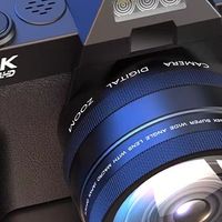 高清数码相机学生入门级女生单反VLOG自拍4K微单便携旅游照相机