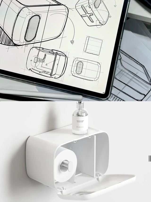 刷新一个极简卫浴用品