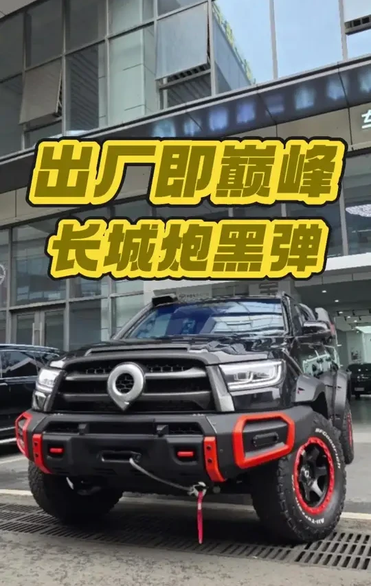 我是真喜欢这黑弹户外露营神器，喜欢您来#长城炮 #黑弹皮卡 #硬派越野