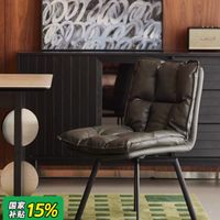evitahome 旗舰店可旋转 PU 皮餐椅：小户型的意式极简之选