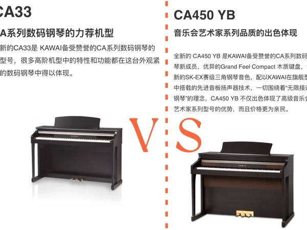 🔥【KAWAI CA33 vs CA450YB深度测评】✨
