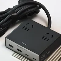 航嘉充吧灵动M30：AC/Type-C/USB全兼容，2500W负载+30W快充
