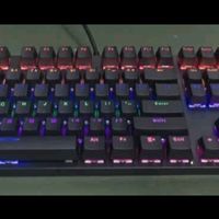 雷柏（Rapoo） V500PRO 有线背光机械键盘 104键全尺寸游戏电竞笔