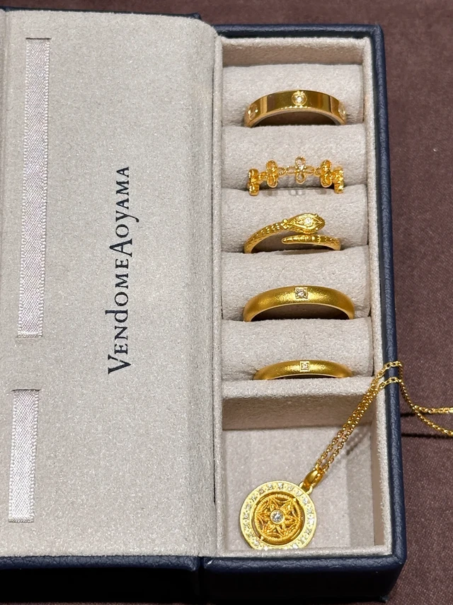 打工人一周戒指搭配分享