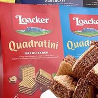 意大利进口莱家Loacker/巧克力榛子威化夹心饼干休闲小吃零食食品