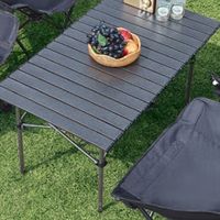 沃特曼露营桌椅套装月亮椅户外便携折叠蛋卷桌子椅子野餐野营装备