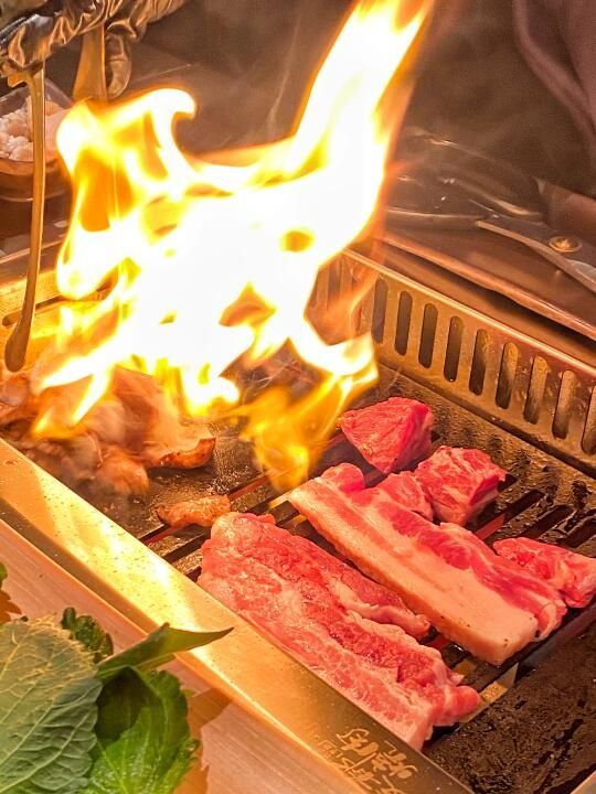 青苔烧肉与和牛的完美搭配