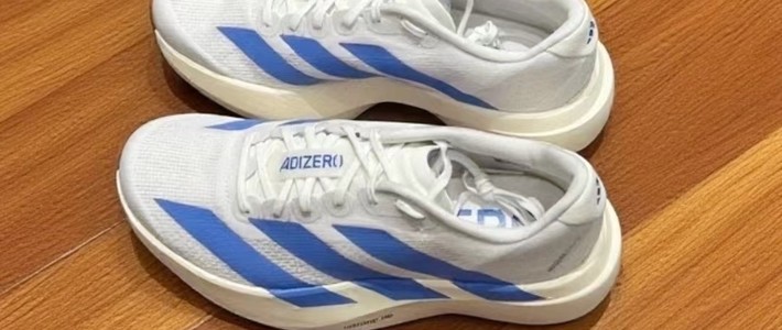 Adidas Adizero Evo SL：白蓝配色，舒适缓震！