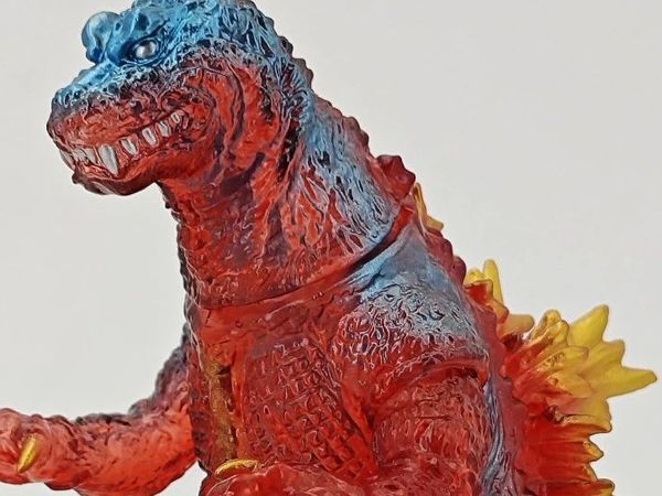 ＃0012 CCP MIDDLE SIZE 复古怪兽系列 哥斯拉（2001） 复古红色透明ver. [SIDE KAIJU]