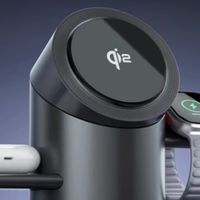 认证三合一无线充电器：实用苹果配件，方便易用高效选择