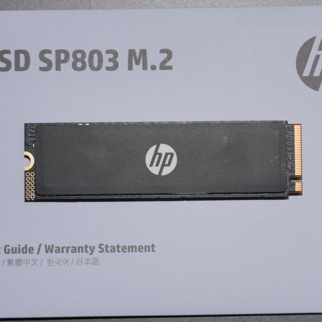 惠普HP SSD SP803 M.2 2TB简单测试及选购思路