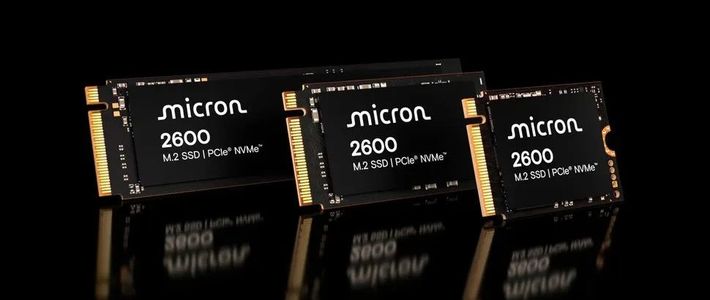美光2600 QLC固态硬盘读取速度7200MB/s