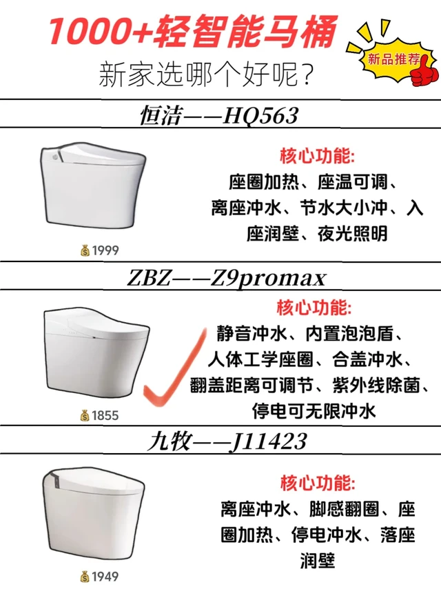停电可以无限次冲水‼️低预算拿下轻智能马桶