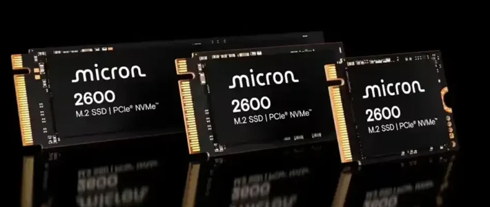自适应QLC你会买吗 美光推出新型SSDMicron 2600，读速至高7299/s
