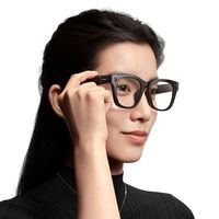 小米AI眼镜：黑色时尚，智能生活新伴侣！