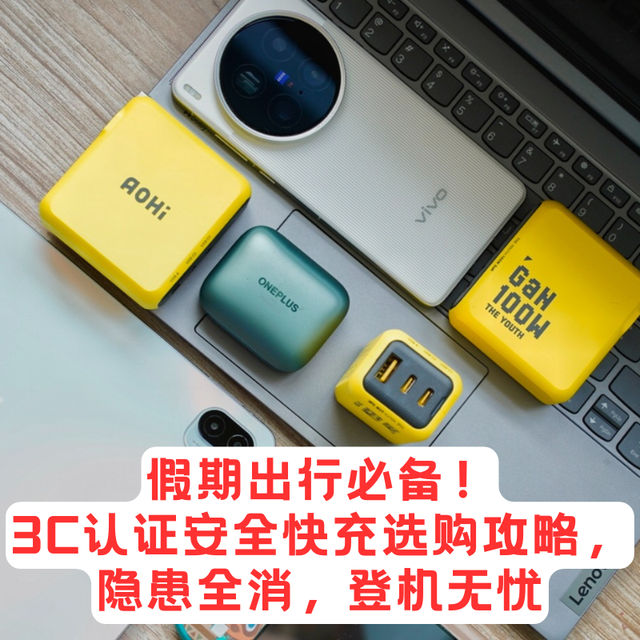 假期出行必备！3C认证安全快充选购攻略，隐患全消，登机无忧