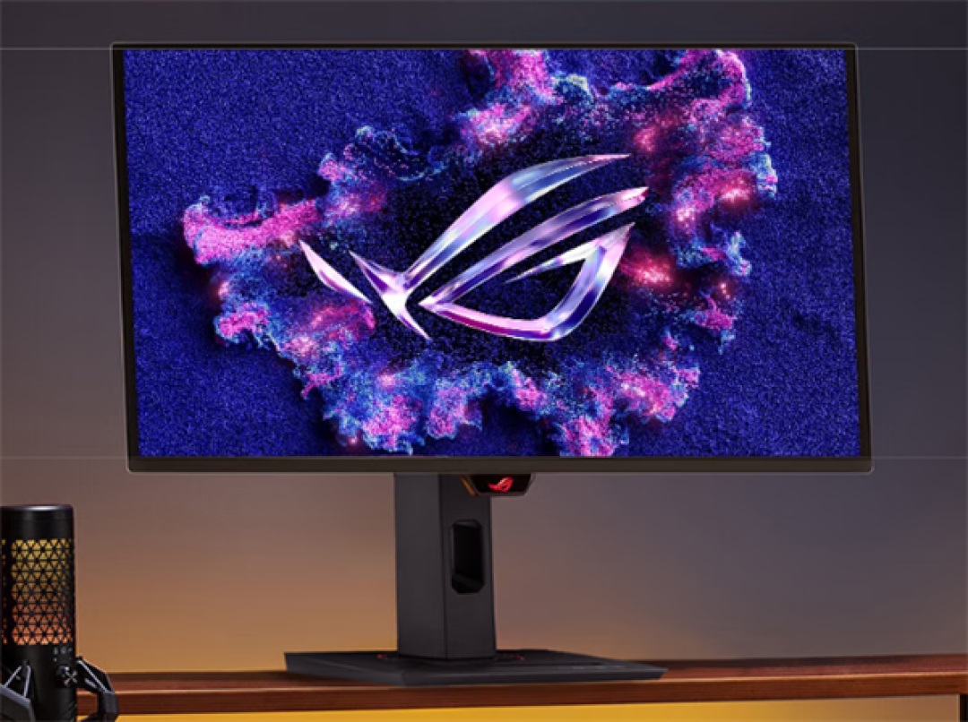华硕新款27寸显示器上市:2K 280Hz QD-OLED屏首发3999元
