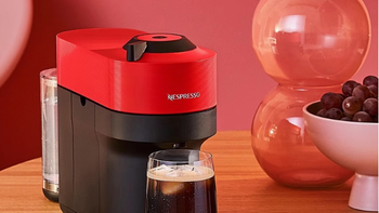 为生活注入浓情，NESPRESSO Vertuo pop 红色咖啡机与咖啡胶囊