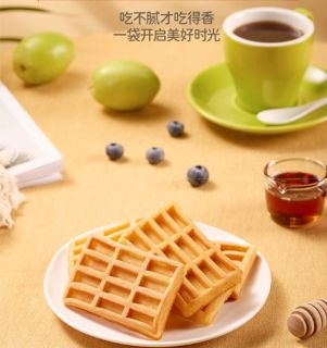 华美华夫饼1000g礼盒，是专为早餐及休闲场景设计的烘焙食品