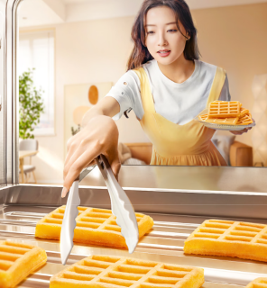 华美华夫饼1000g礼盒，是专为早餐及休闲场景设计的烘焙食品
