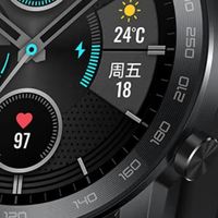 荣耀手表2 46mm 碳石黑 智能运动 电话手表 麒麟A1芯片 