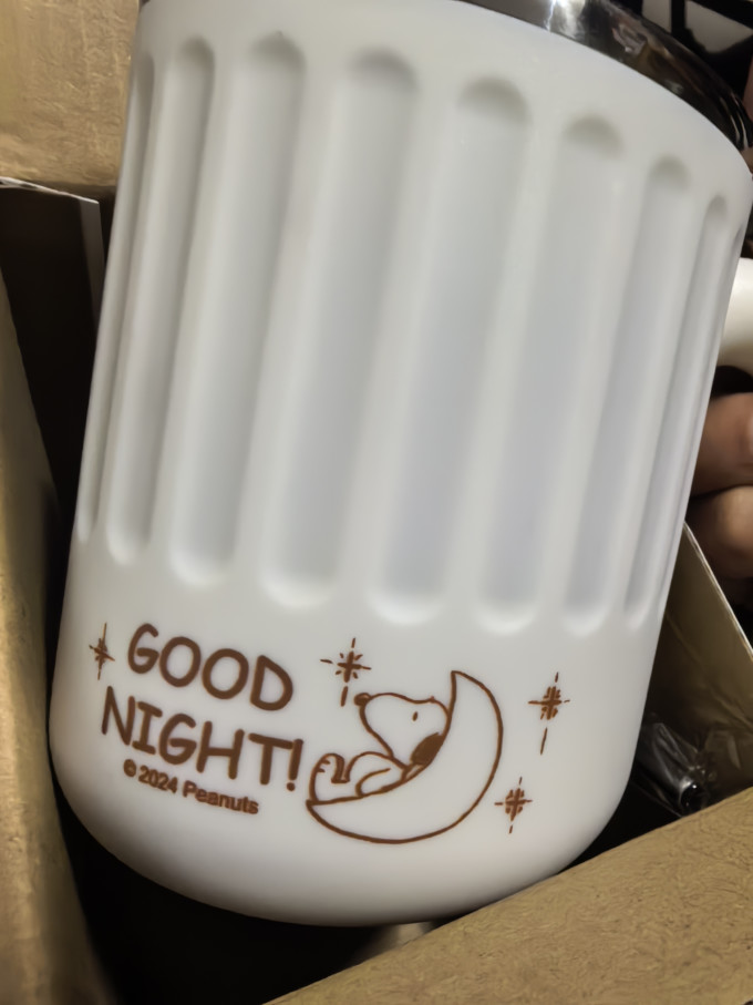 史努比保温杯