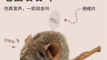 中瑞杂货铺：猫咪玩具叫叫鼠——智能陪伴，快乐自嗨