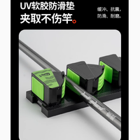 池刃旗舰店壁挂鱼竿展示架：免打孔快扣，轻松收纳你的钓鱼梦想
