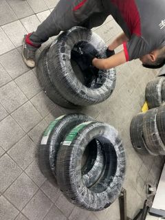 618买的双星轮胎去京东养车换好了