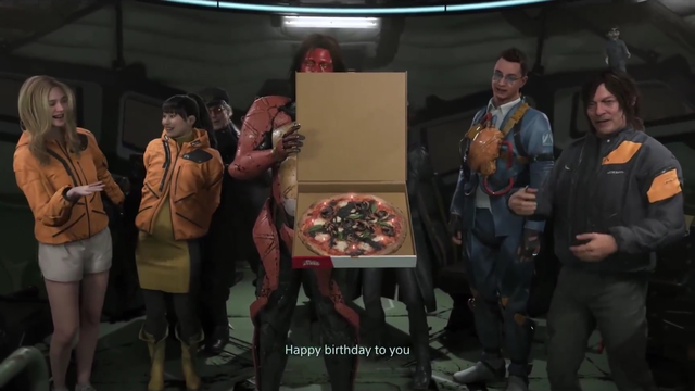 《死亡搁浅2》玩家生日祝福场景