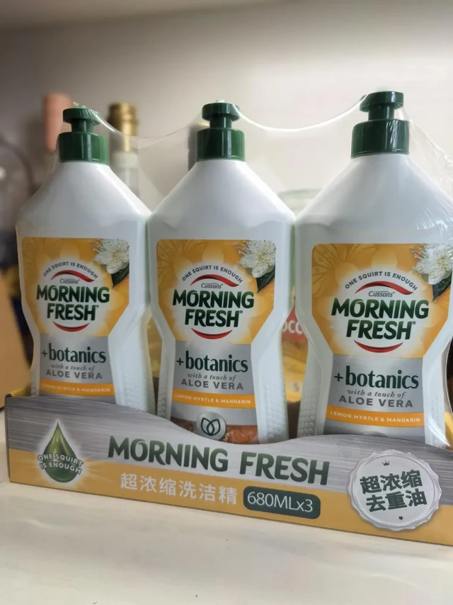 山姆新品Morning Fresh洗洁精实测！🍋真·浓缩王者还是包装刺客？
	
#山姆新品测评   #厨房好物   #真实测评
	
💦【清洁力】真的惊艳！
挤了3滴洗了6个油碗+煎锅（没夸张！！）
泡