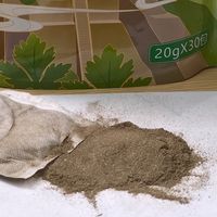 拆开富硒艾草泡脚包！显微镜看粉质，富硒艾草渗透力碾压贵价货！