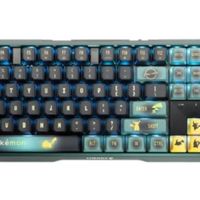 皮卡丘联名键盘：三透PBT键帽