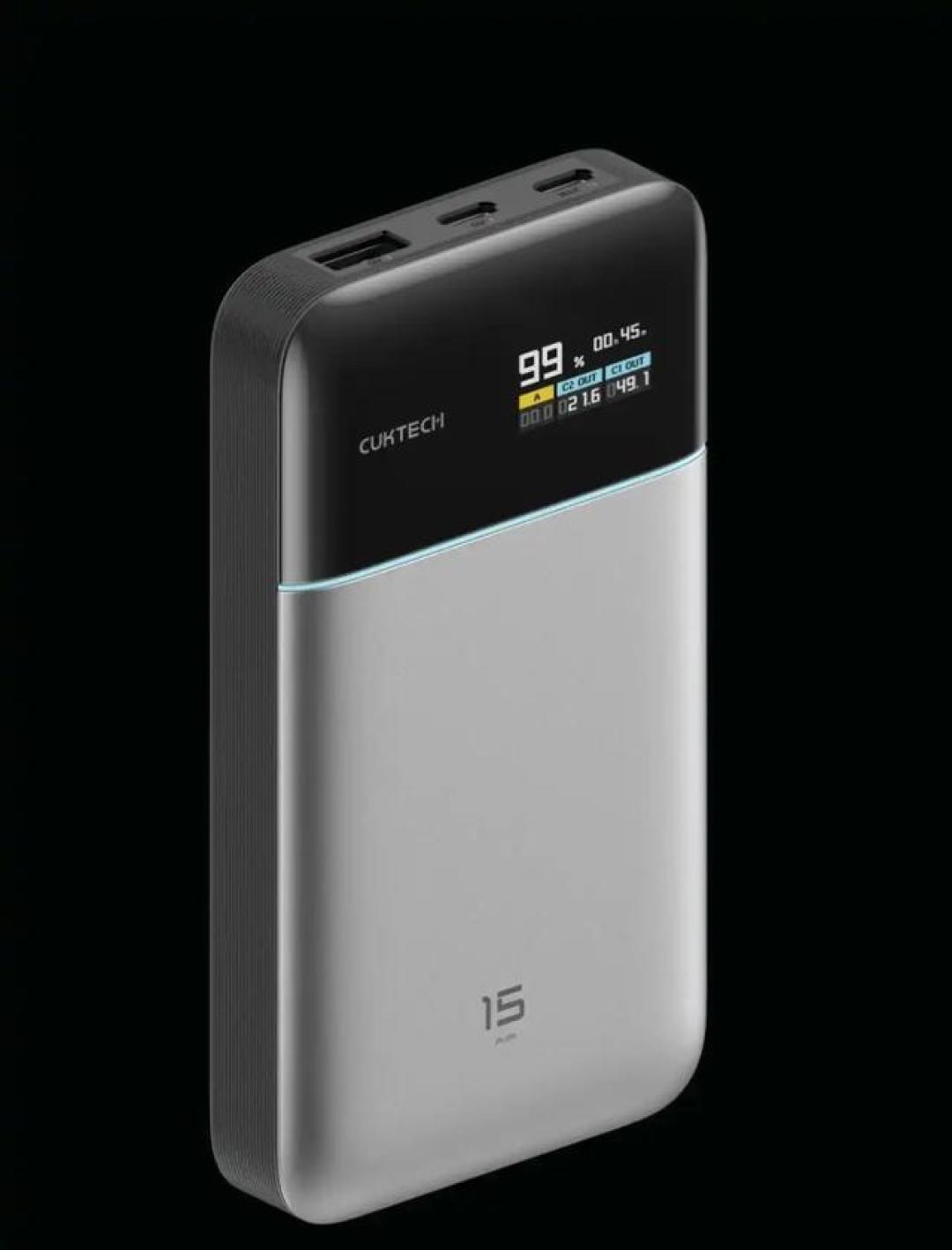 酷态科15号电能卡Air发布:15000mAh+100W快充 体积缩小26%售269元