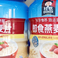 桂格原味即食燕麦片：1000g 罐装，装满清晨的实在与温暖