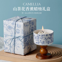予你一份浪漫山茶香,jrou 旗舰店山茶花香薰蜡烛礼盒🎁