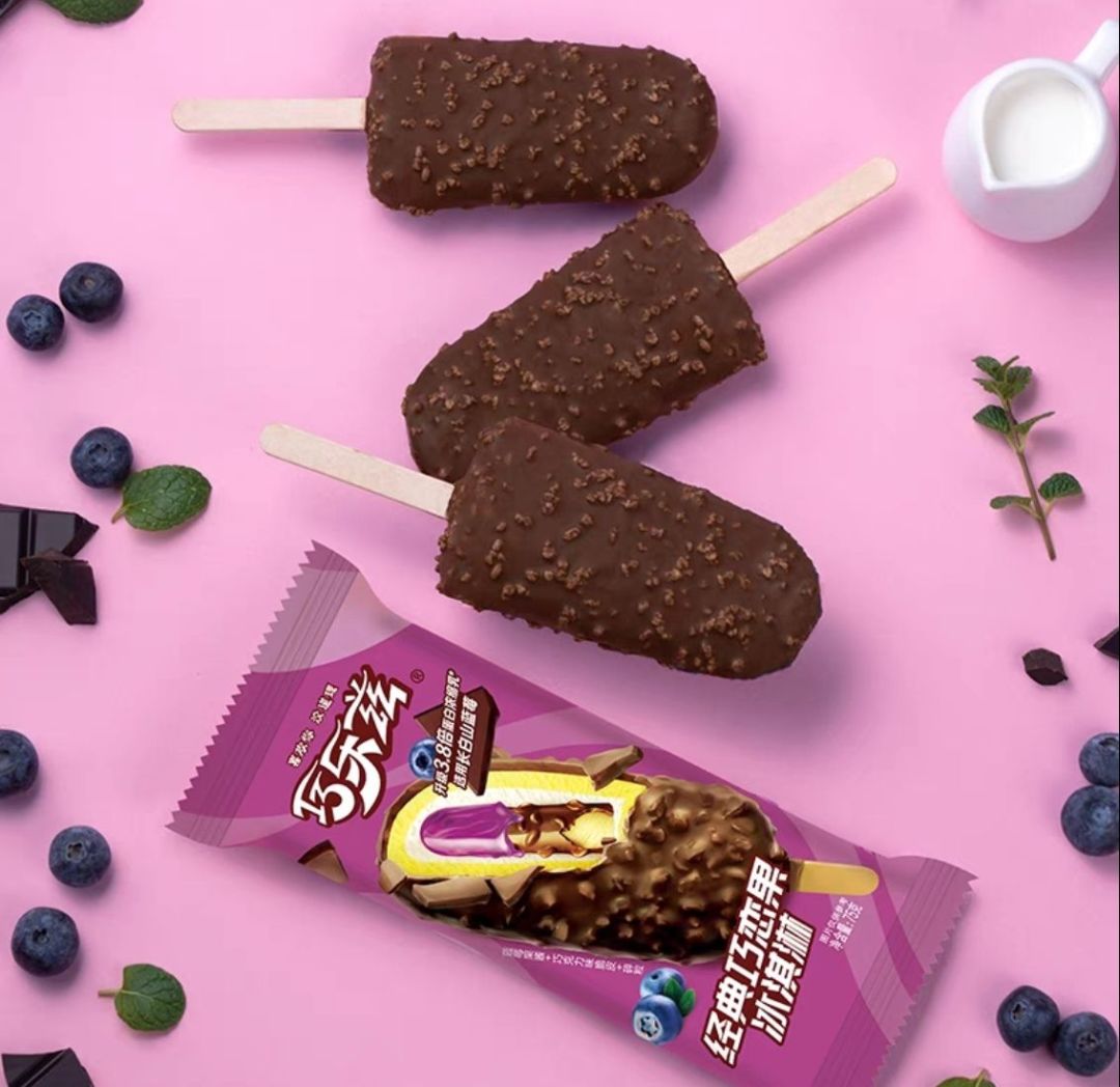 巧乐兹经典巧恋果冰淇淋与高温天更配哦!