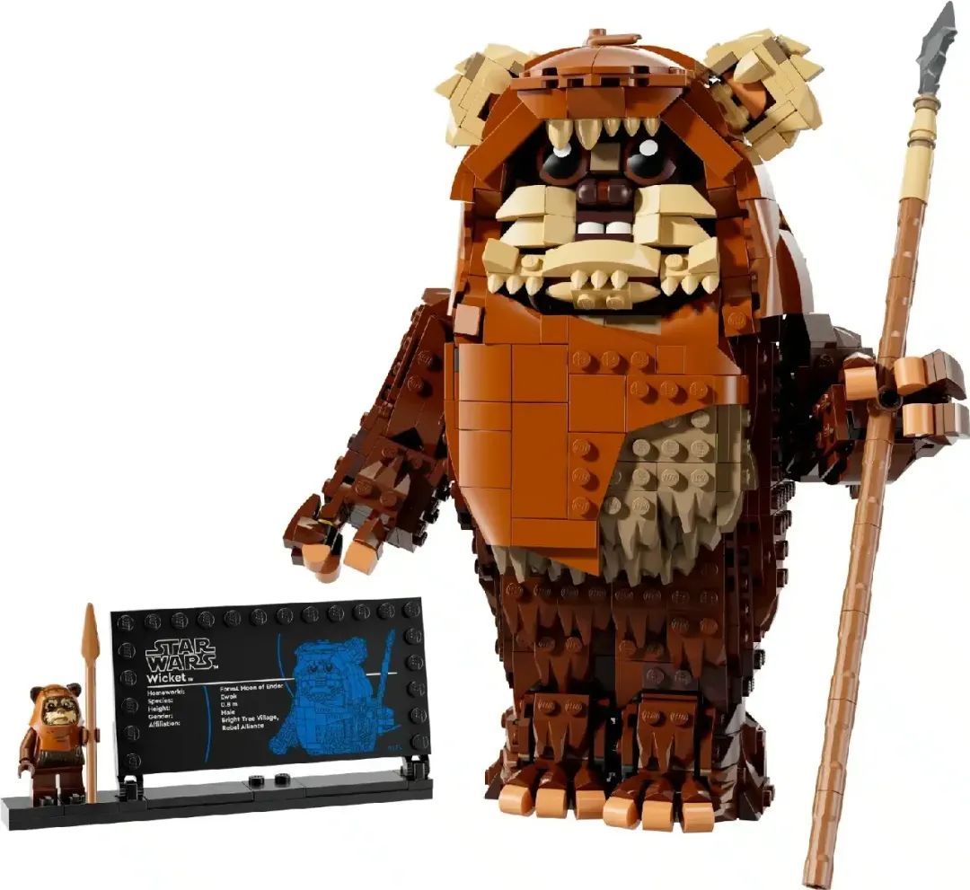 乐高8月新品继续曝光！Wicked书立 | 星战Ewok |万圣节套装| 街机