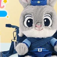 迪士尼（Disney）疯狂动物城朱迪玩偶斜挎包毛绒玩具女孩