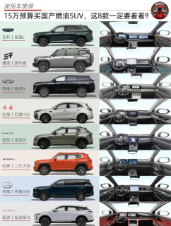 15万购买自主燃油SUV，有哪些推荐❓