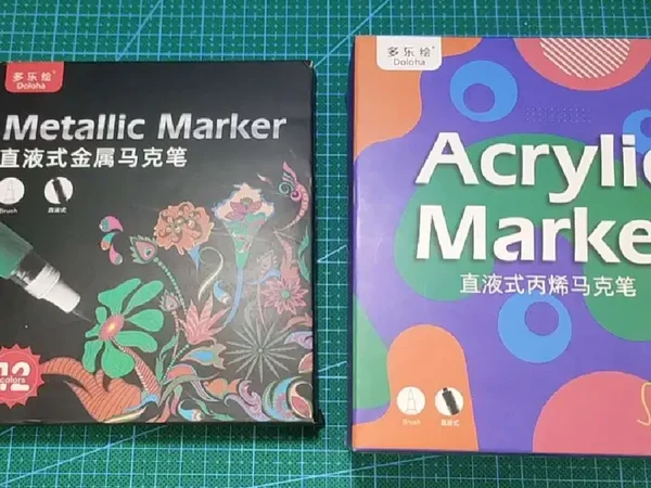 多乐绘直液式丙烯马克笔测评（一）#高达 #模型玩具#画材#少儿美术#丙烯马克笔