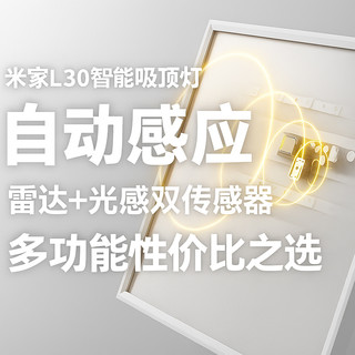 买灯送人在传感器 米家面板灯L30蓝牙MESH版测评
