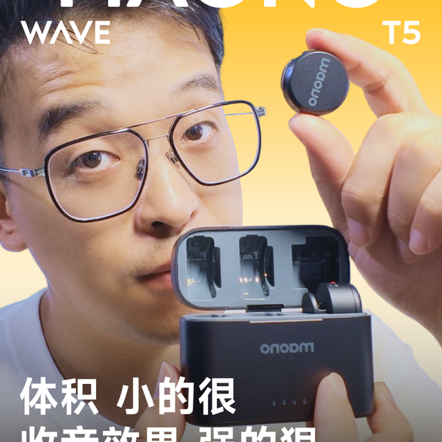 闪克 T5麦克风｜体积小的很 收音效果强的狠