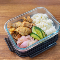 上班族带饭神器：tomoni 旗舰店玻璃饭盒