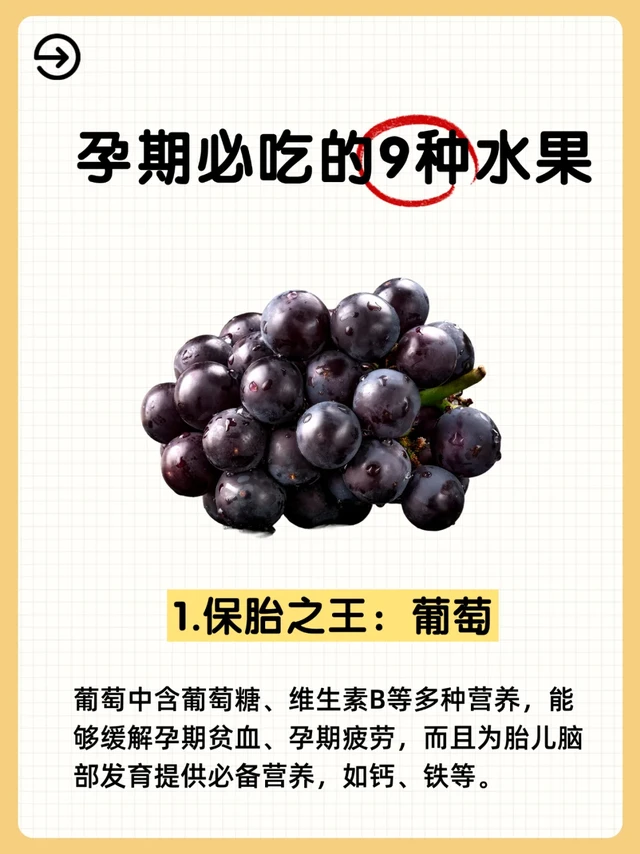 孕妈必看！这9种水果吃出健康宝宝和美丽妈妈