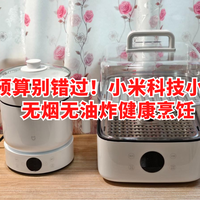 百元预算别错过！小米科技小家电，无烟无油炸健康烹饪