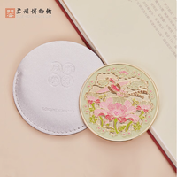 苏州博物馆旗舰店：凤戏牡丹镜——复古优雅，绽放魅力的随身珍宝