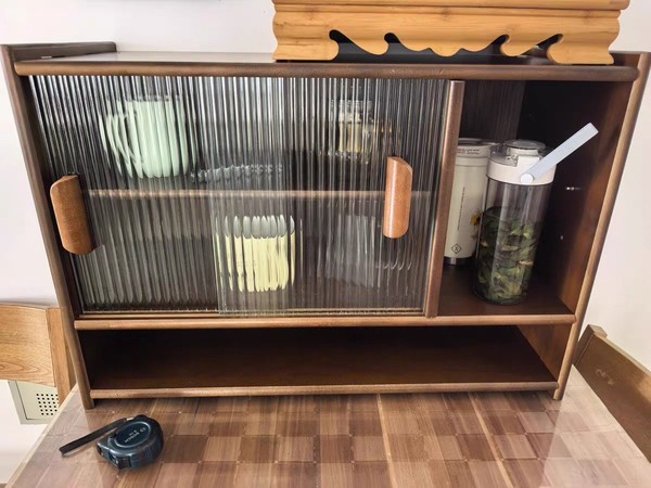 实木杯架桌面置物架防尘收纳