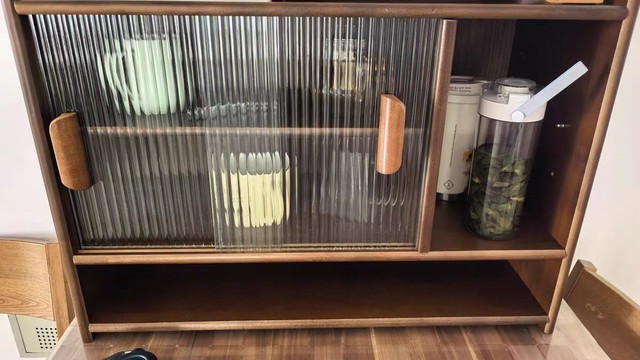 实木杯架桌面置物架防尘收纳